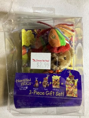 HAPPY B. BEARYDAY-BOYDS BEARS HEARTFILLED HUGS BIRTHDAY 3 PIECE GIFT SET #94549K