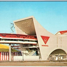 c1960s New York, NY AMF Monorail World's Fair Chrome Postcard Transport A102