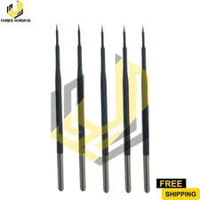 70mm Reusable Electrosurgery Tips Needle Electrodes Cautery Knife ESU 5Pcs