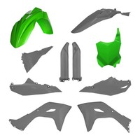 Acerbis Plastikkit FüR Kawasaki Plastiksatz KX 250 Grau GrüN