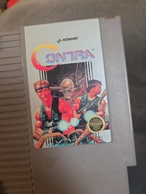 Contra (Nintendo NES, 1988). Cart only Tested Konami