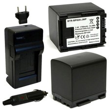 Replacement for Canon XA25 Battery 2-Pack, 1780mAh and Charger