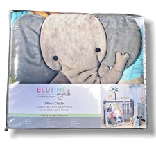 Lambs & Ivy Mighty Jungle Animals 3-Piece Baby Nursery Crib Bedding Set