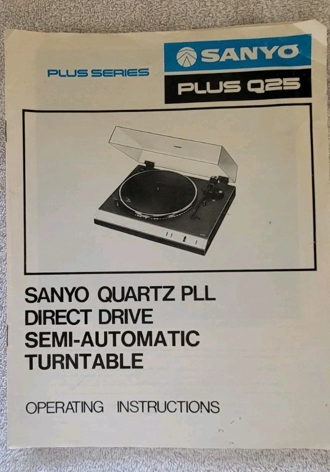 Винтажный кварцевый прямой привод Sanyo Plus серии Q25 Plus TT - б/у - Изображение 2 из 4