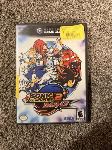 SEGA Sonic Adventure 2 Battle Nintendo GameCube Action Manual Included NTSC-U/C