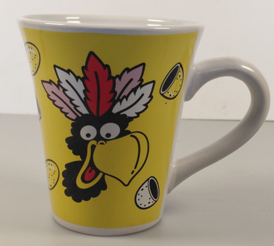 Cadburys Mini Eierbecher 90er Vintage Tasse Vogel Papagei Ostern Schokolade gebraucht sehr guter Zustand