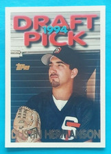 1995 TOPPS #231 DUSTIN HERMANSON 1994 #1 DRAFT PICK  SAN DIEGO PADRES  NR MT
