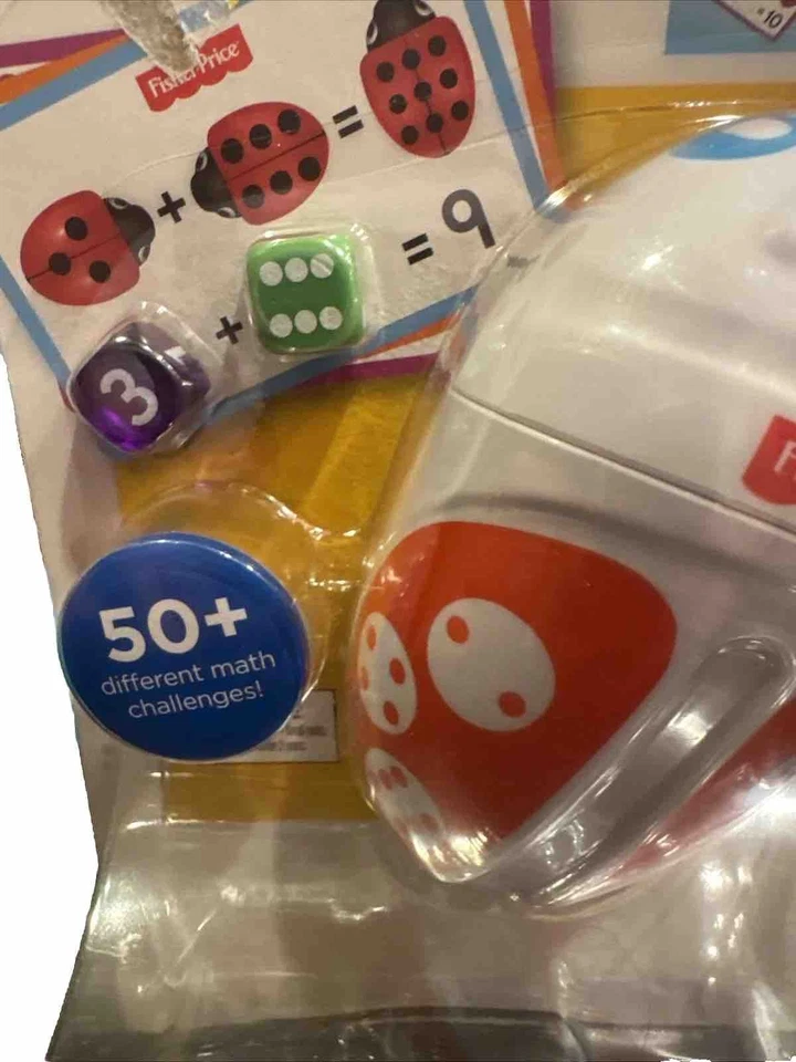 NEW FISHFER-PRICE THINK & LEARN ROLL COUNT MATH BUG 50+ MATH CHALLENGES AGES 3-6 - Image 3 of 4