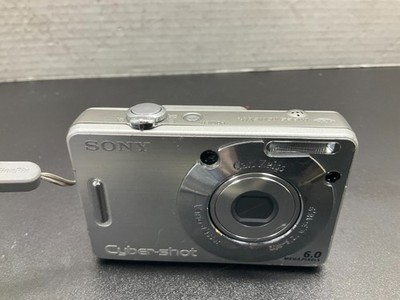 Sony Cyber-shot DSC-W50 6.0MP Digital Camera - Silver for sale