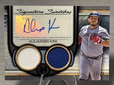 🔥⚾️ALEJANDRO KIRK 2023 Topps Museum Signature Swatch Dual Relic Auto SP /15⚾️🔥