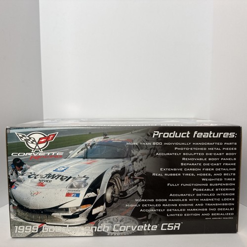 *RARE NEW GMP 1999 Goodwrench Corvette C5R #2 LIMITED EDITION 1-500 Diecast 1:12 - Picture 2 of 22