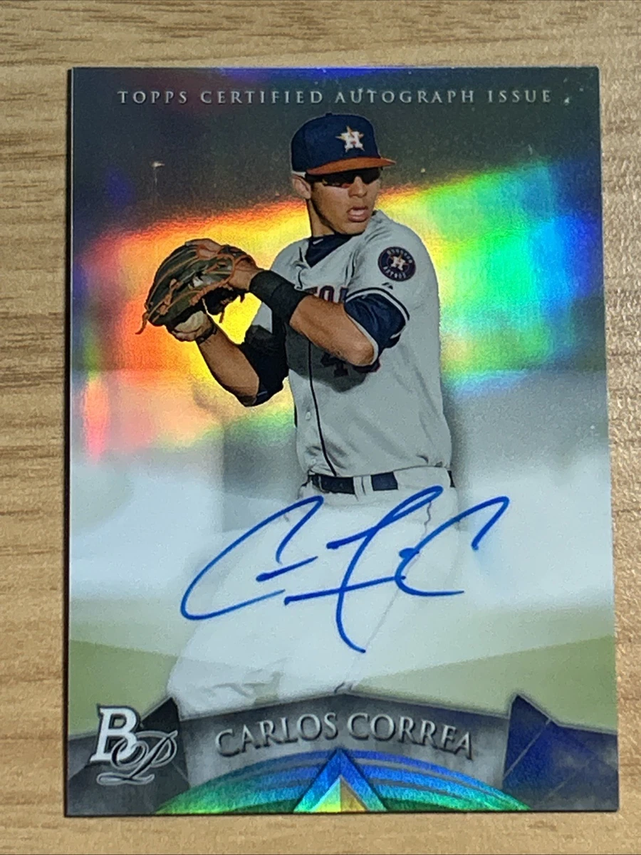 Bowman Carlos Correa Baseball Sports Trading Cards & Accessories