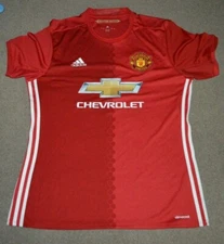 Manchester United adidas Climacool Soccer Football Jersey Large