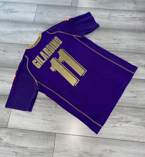Fiorentina Home Football Shirt(Italy AC Milan Parma Palermo Empoli ) - Picture 3 of 9