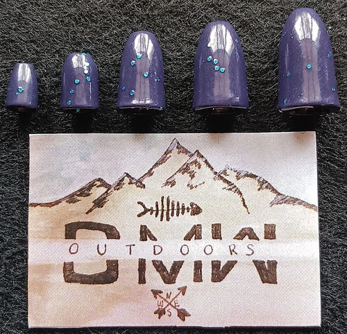 Tungsten JUNEBUG BLUE Worm Weights 1/32 ounce (.9g) 15pk, Bullet Weights - Picture 4 of 11