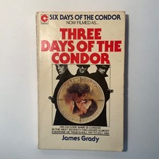 Six a.k.a. Three Days Of The Condor by James Grady 1975 Coronet, 2nd print VG
