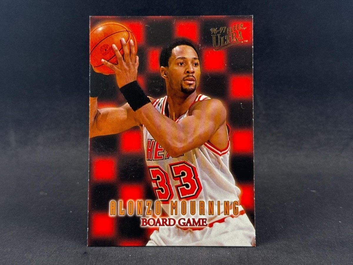 1996-97 FLEER ULTRA NBA BASKETBALL ALONZO MOURNING #11 BOARD GAME 