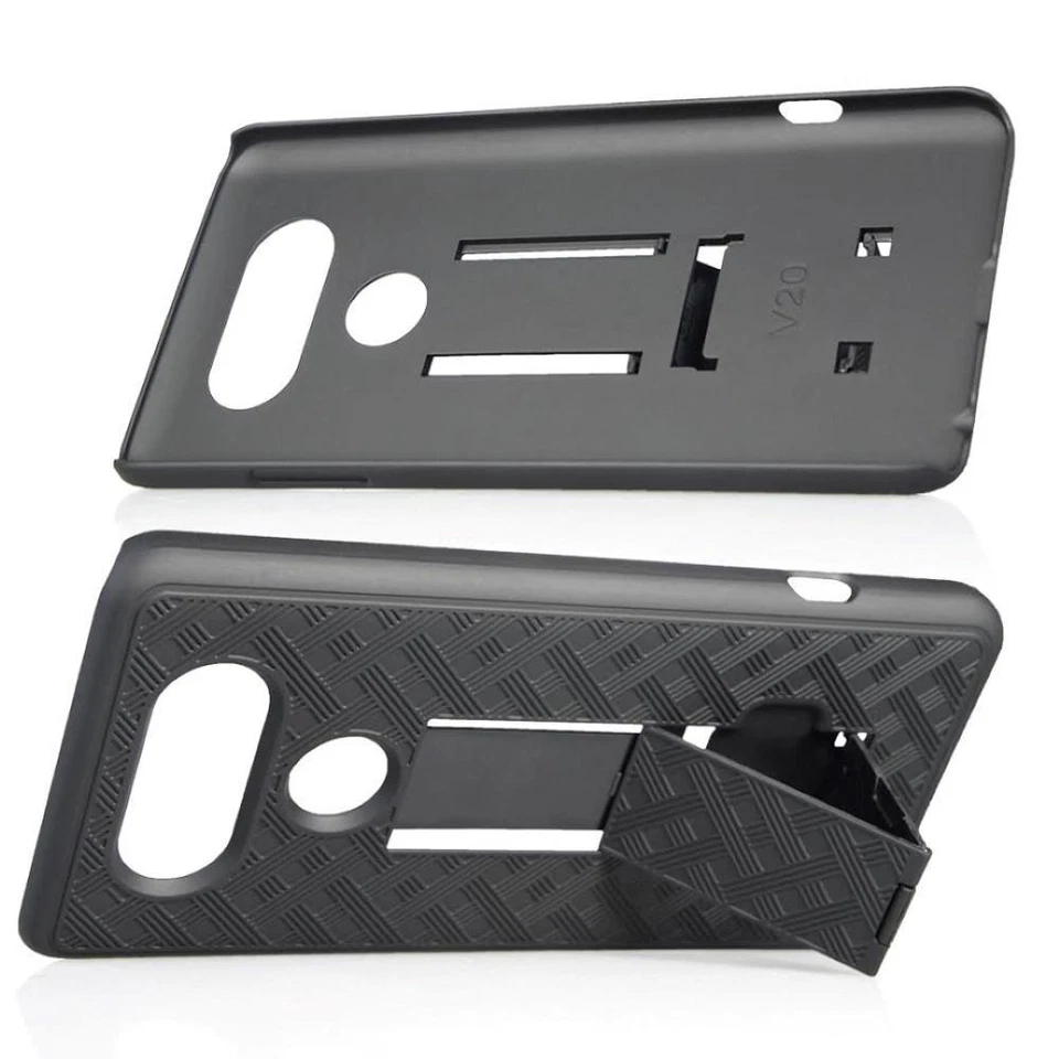 New Slim Shell Holster Belt Clip Combo Hard Case With Kickstand For LG V20 - Image 4 of 4