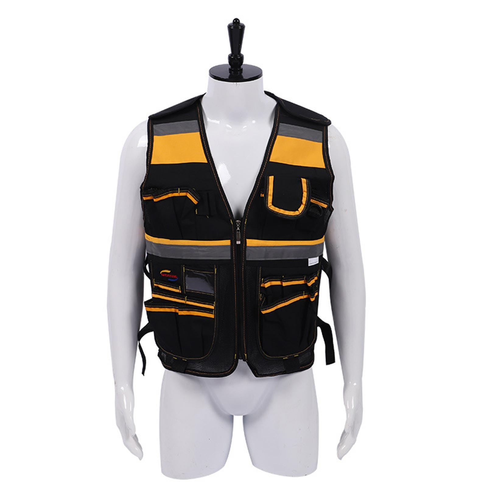 Electrician Tool Vest Reflective Safety Vest for Electricians