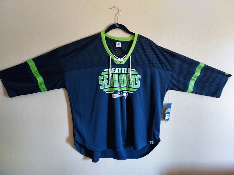 NFL Football Starter Team Seattle Seahawks T-shirts 2XL Women's