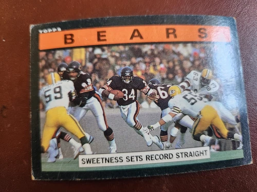 1985 TOPPS BEARS TEAM LEADERS CHICAGO BEARS #22 football card