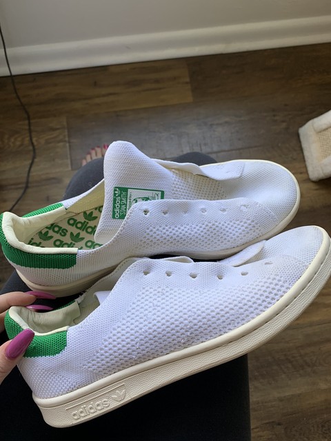 adidas originals stan smith og primeknit trainers in white s75148