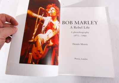 アート・デザイン・音楽 BOB MARLEY a rebel life Bob Marley: A Rebel Life by Dennis Morris, 1st Printing, 1999 PB
