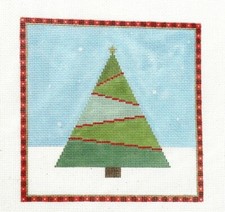 Susan Roberts Stitchery Christmas Tree Handpainted Needlepoint Canvas 726