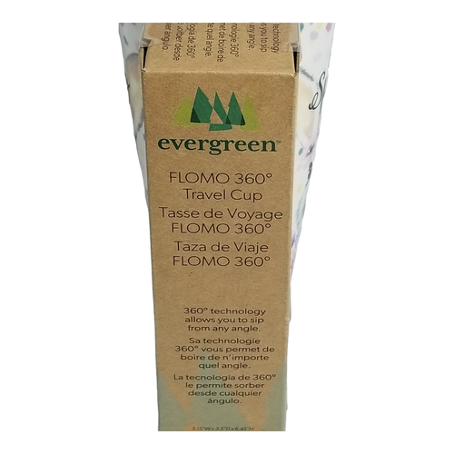 NEU Evergreen 360 Grad 17 Unzen Reise Tasse ""Hallo Frühling"" Kaninchen Frühling Blumen - Bild 4 von 8