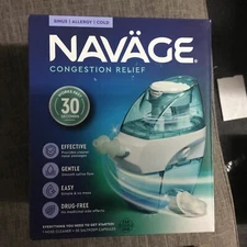 Navage Congestion Relief  Machine W/ 30 SaltPods