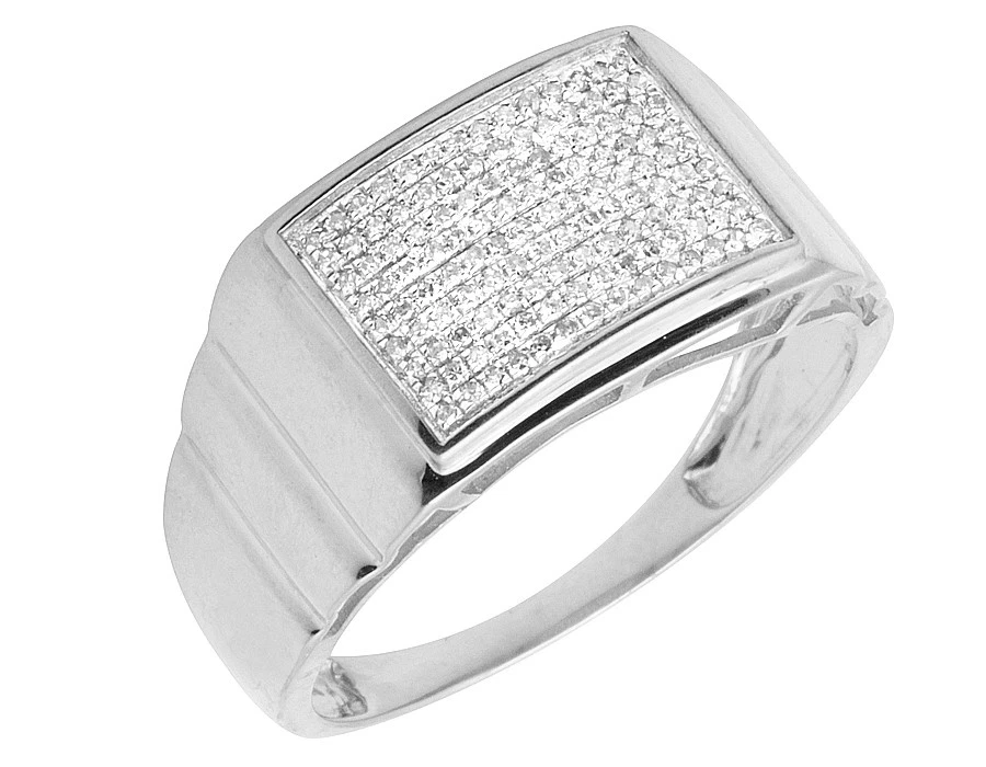 Mens square wedding rings sale