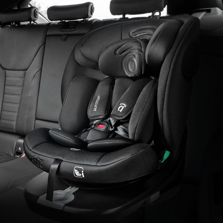 Asalvo Seggiolino Auto 0-36 Kg Isofix per Bambini 0M - 12A Nero Austen 2 I-Size foto 2