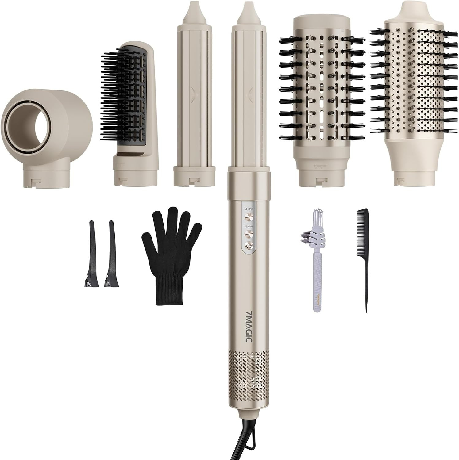 Hair Dryer Brush & 6 in 1 Hair Styler,110,000 RPM High-Speed Negative Ionic Hair