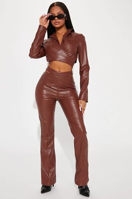 Fashionova Alisa Pant Set - Brown XL - Brand NEW