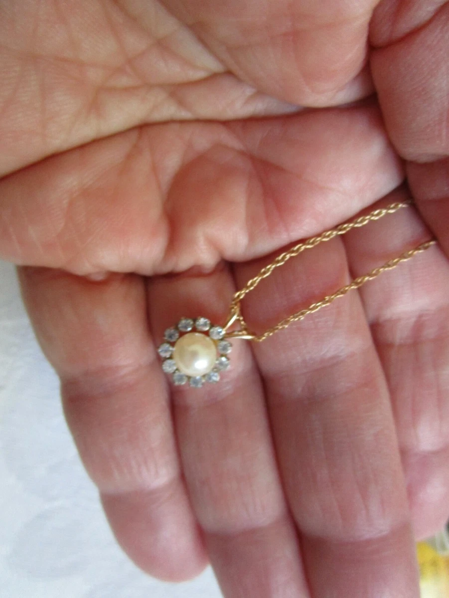 Krementz pearl necklace sale