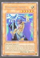 Yugioh - 1x Guardian Tryce  - DCR-010 - NM/LP - 1st Ed. - Vintage Monster 2003