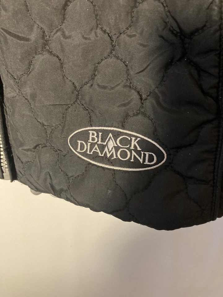 Chaqueta acolchada forrada de lana Black Diamond para mujer talla L en negro Foto 3 de 4