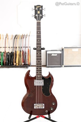 1968 Gibson Bass EB-0 in Cherry 6,7lbs!
