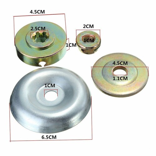 4pcs Trimmer Head Nut adaptor FIXING Kit Brushcutter Trimmer Gearbox Set