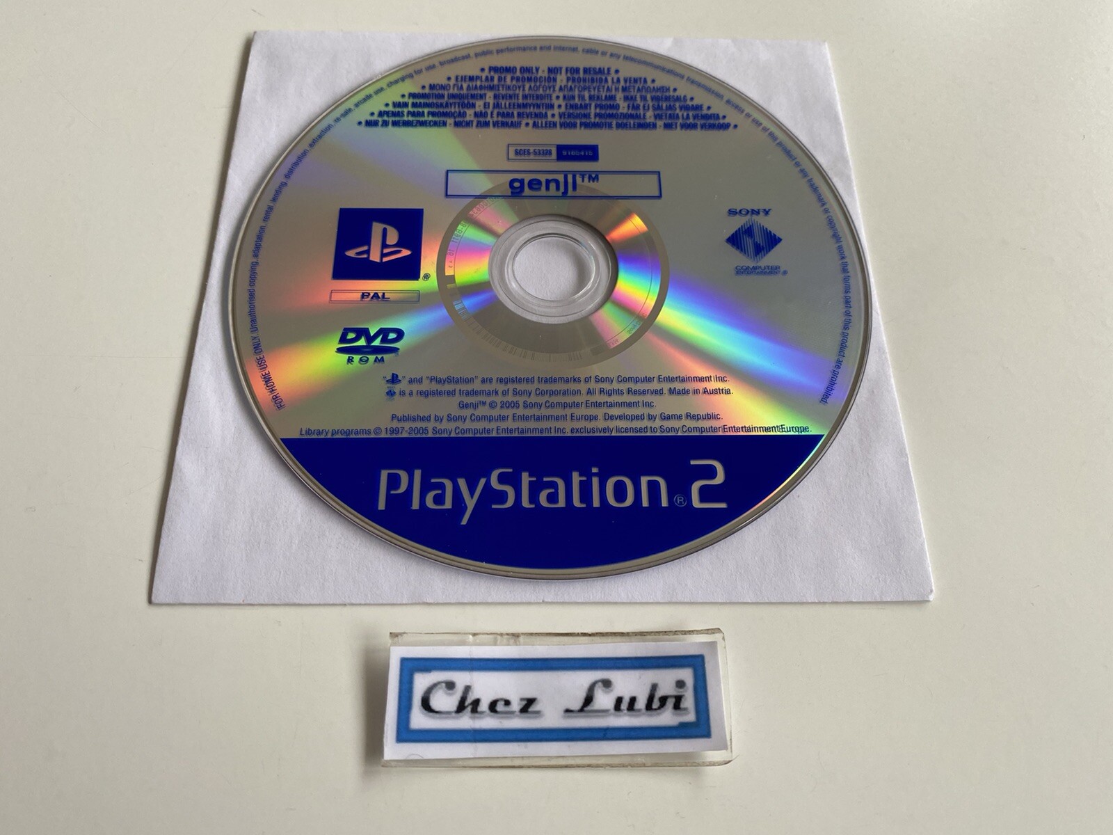 Genji - Promo Press - Sony PlayStation PS2 - PAL EUR