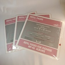 Refill Pages For Pioneer Mp-46 Albums Up To 4 X 6 Inches Lot 3 