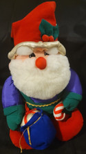 14" Santa Claus International Silver CO. Plush Dolls Toys Christmas Holiday 1994