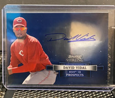 David Vidal 2012 Bowman Sterling Prospect Auto - Reds 