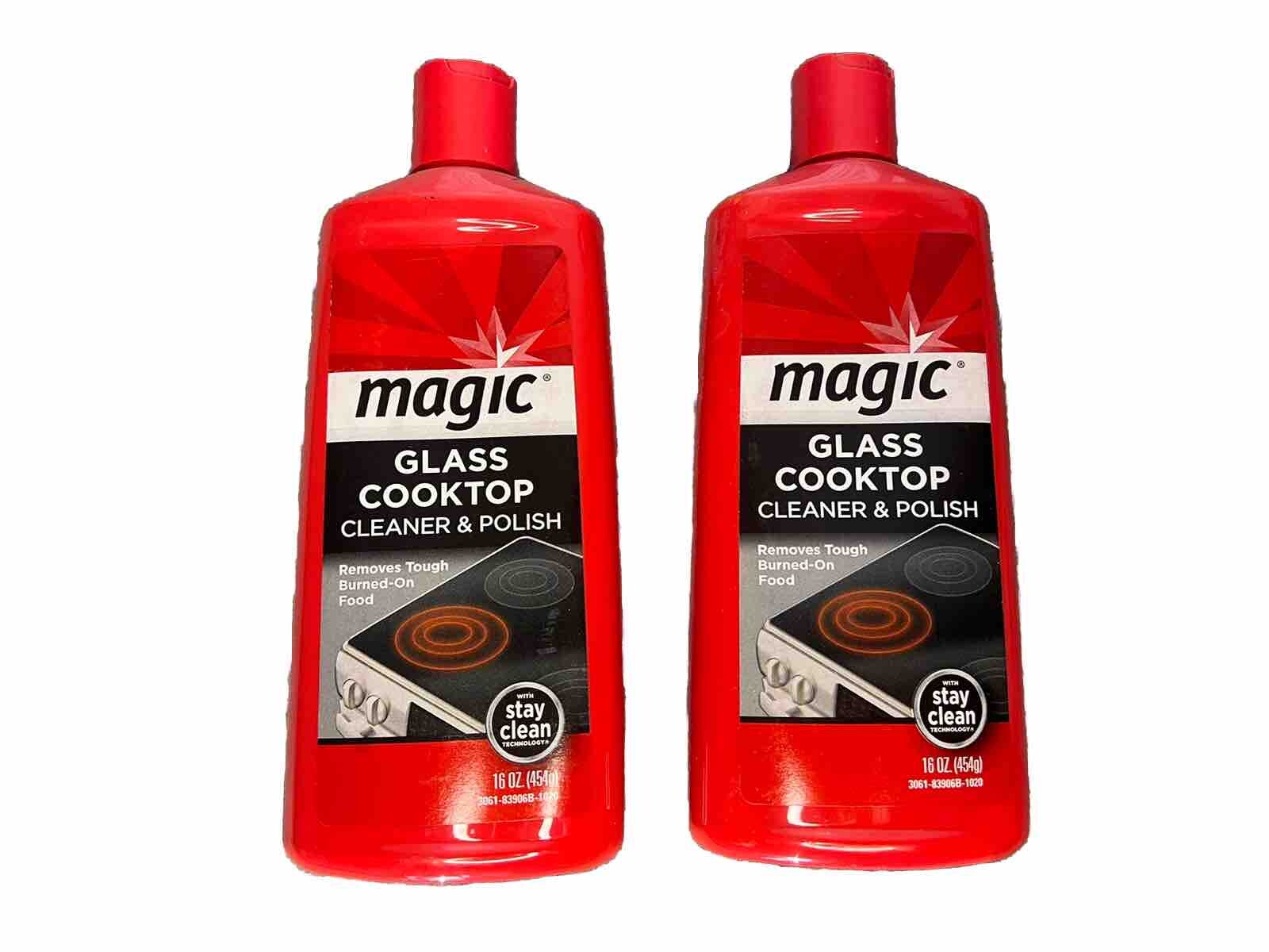 2x Magic Glass Cooktop Cleaner & Polish 16 oz Sealed eBay