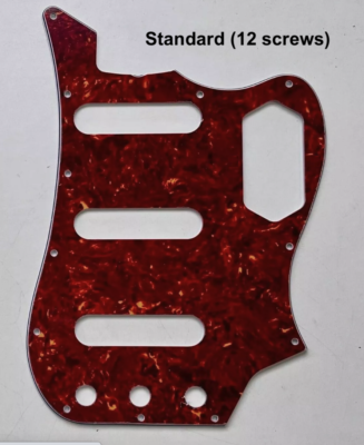Pickguard for Fender Vintera II 60s BASS VI, many colours, NEW