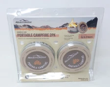 Adventuridge Portable Campfire 2 Pack Camping Bonfire Single Use Burns 4 Hours