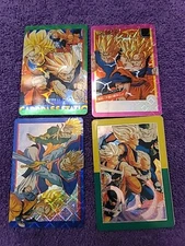 vintage dragonball z 4 stickers