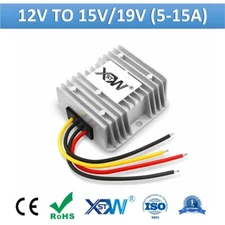 DC-DC Step Up Converter 12V-15V 19V 5A-15A Aluminum Boost Volt Regulator Car