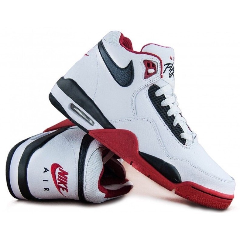 Nike Air Men's Flight Legacy Red White Basketball Sneakers BQ4212