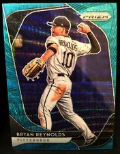 Bryan Reynolds(Pittsburgh Pirates)2020 Panini Prizm Teal Wave Baseball Card